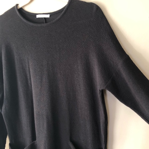 ZARA | Oversized Textured Tunic Shift Dress - Picture 4 of 6